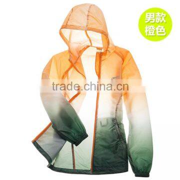 Men Ultra Super Lightweight jacket gradient color light jacket