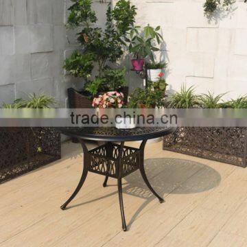 2016 Hot Selling All Weather Elegant Modern Patio Cast Aluminum Outdoor Table With Cushion photo-5