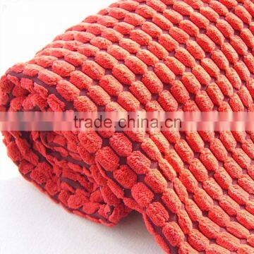 OEM microfiber jacquard corduroy fabric for sofa cover cushion