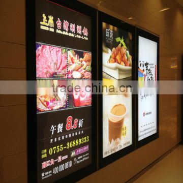 Poster Ads Magnetic LED Light Commercial Menu Board