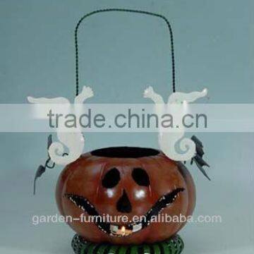 metal pumpkin candle holder for sale