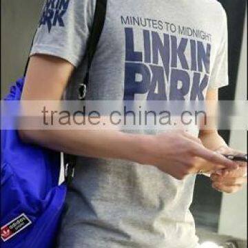 Men's Cotton Round Collar Printing T-shirt photo-2