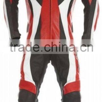 Motorbike Leather Racing Suit Red