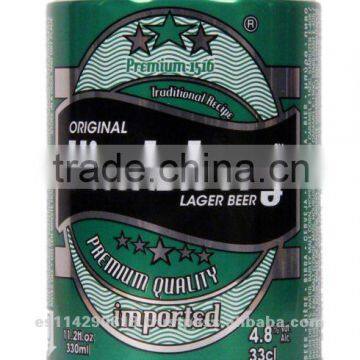 VITALSBER Lager Beer 4.8% canned 24x33cl