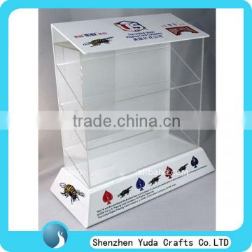 Tall acrylic watch display case plexiglass electronic product display lucite storage case