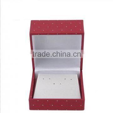 Chinese Factories Wholesale Custom Plastic Jewelry Box, Deep Red Fashion Beautiful Gift Box photo-3