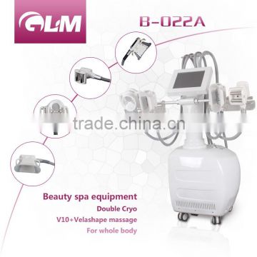 2016 Best Selling Fat Freeze Body Slimming Cryolipolysis+Vela Shape Massage Slimming Machine 220 / 110V