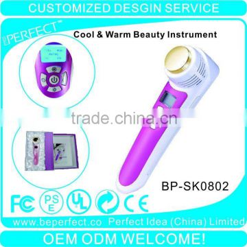 Alibaba Express Handy Cool & Warm Ionic Facial Massager