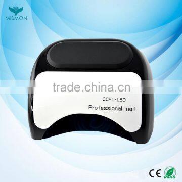 China Factory Fast Curing Time 48w Led +ccfl Nail Lamp With Mini Fan Inside