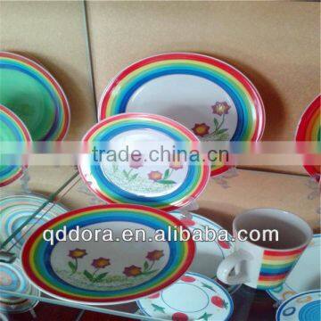 Handpainted Asian style snowy flower festival wedding ceramic dinner sets in china