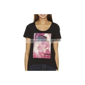 heat transper print ladies t.shirt