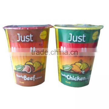 Low fat and low salt cup noodles,'MALA RAMEN"CUP NOODLE,wholesale 65g cup noodles