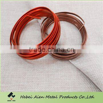 colored flat aluminum craft wire supplier