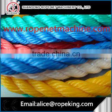 CE certification Plastic Rope Making Machine M :0086 15163879588 email:alice@ropeking.com