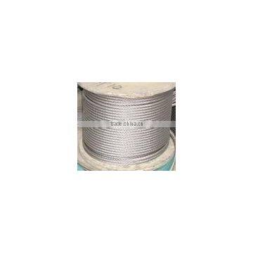 hot dipped galvanized aircraft steel wire rope