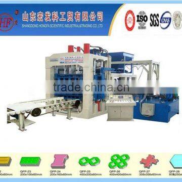 Panama QT6-15C block machine,flyash brick making machine,automatic block making machine,hydraulic brick machinery