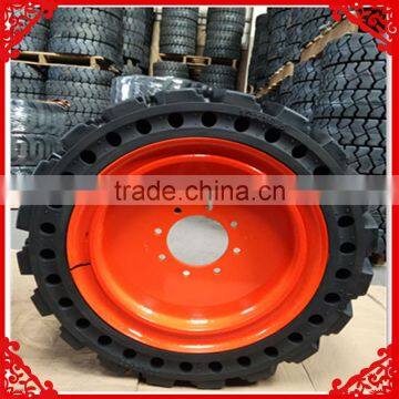 Long Warranty Bobcat Skid Steer Solid Tires 23 .5-25 385/65R22.5 With Factory Price photo-6