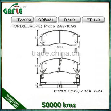 Ford Probe brake pads GDB981