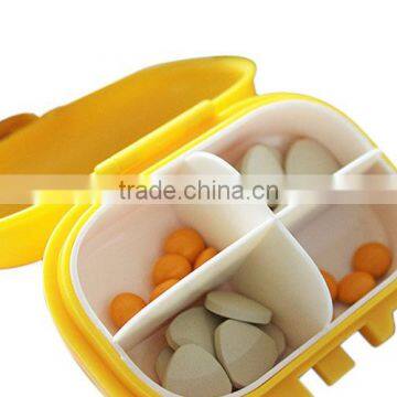 Smart 4 Compartments Plastic Pill Box photo-4