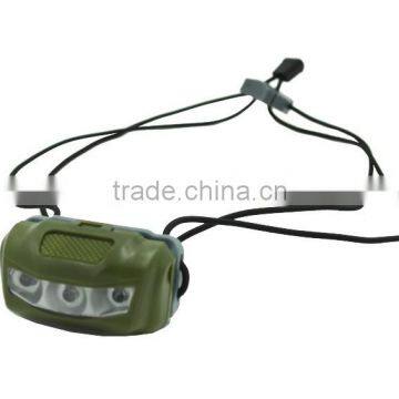 LED camping head light LED head lamp with string