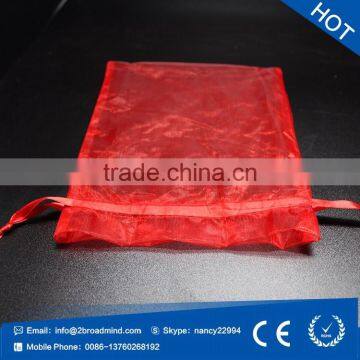 LX1675 Personalized Cheap Organza Bags , Wholesale Organza Gift bags