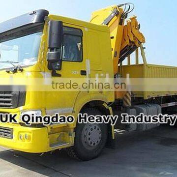 HOWO Sinotruk New 10 Wheels Truck 8T Mounted Crane photo-2