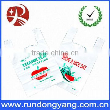 plastic biodegradable t-shirt bag