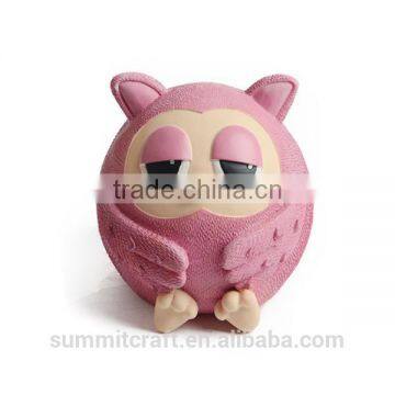 Money boxes wholesale animal shape pink owl piggy banks