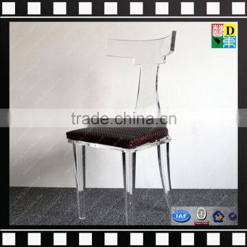 Cheap Armless Modern Acrylic Designer Dining Chairs From Shenzhen Yidong photo-3