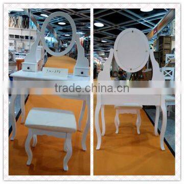 White Lacquer Bedroom Furniture K/D White Dresser Solid Wood Dresser Designs For European Market T10-6112