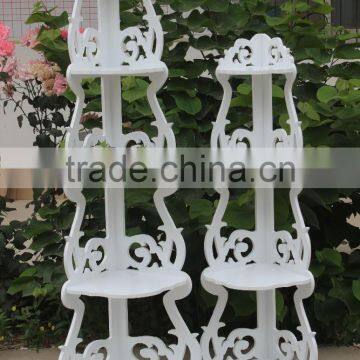 Home Decor Wooden Flower Shelf, Wooden Shelf,Storage Rack photo-4