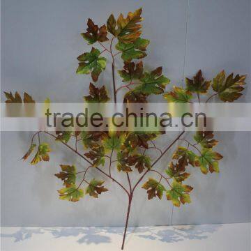 Artificial Plants Artificial Leaf Branch Decor Red Maple Leaf Decoration photo-5