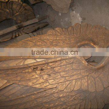 Antique Imitation Wooden Wings Sculpture Home Decoration Sculpture photo-4