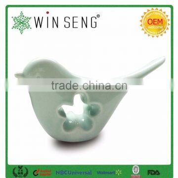 Hollow Home Ornament White Porcelain Bird Craft for Sale photo-2