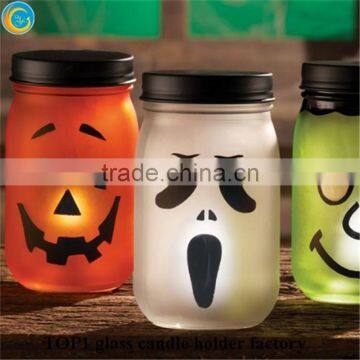 Candle Holder Stands Beautiful Milk Glass With Frost Glass Candle Holder Unique and Modern photo-4