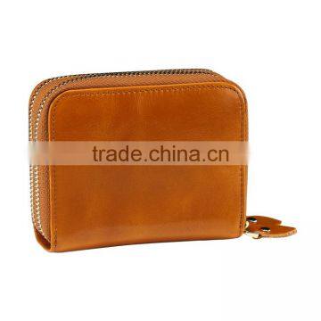 Custom RFID Travel Genuine Leather Wallet for Men photo-6