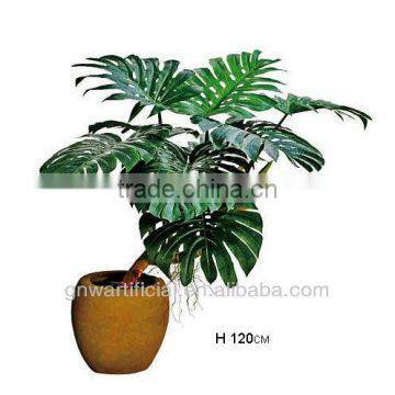 GNW G126 Wholesal Foliage Artificial Plant Indoor With Green UV Plastic Leaves for Aquariums photo-6