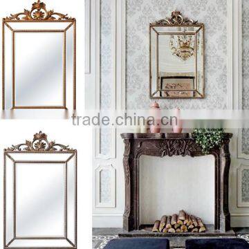Living Room Furniture Wall Arts Wood Carving Antique Mirrors photo-6