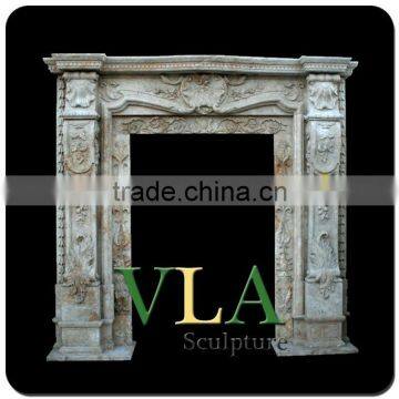 Ourtdoor Natural Marble Door Carving VD-030K