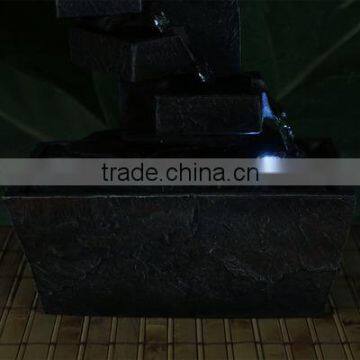 Spiral Staircase Tabletop Water Fountain With LED Light photo-4