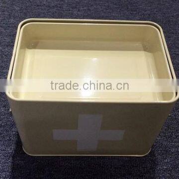 Pill Box(White Cross and 2 Tiers),MSO-162 photo-4