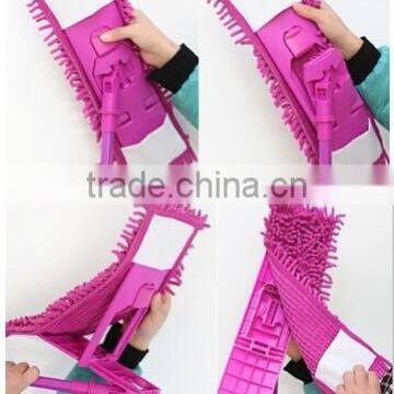 BSCI Microfiber Chenille Mop for Flat Floor Cleaning,china Microfiber Wiper photo-2