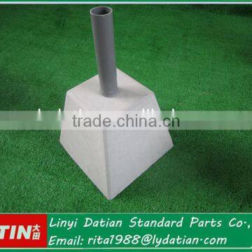 Roadsign pole concrete base,concrete clothesline pole