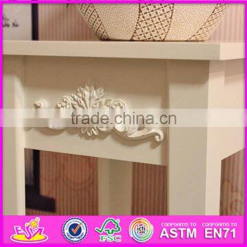 2016 Top Fashion 2 Tier White Wooden Flower Stand W08H055 photo-6