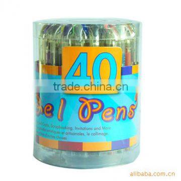 40 COLORS GEL PEN and GOOD QUALITY IN BARREL With Competitive Price photo-2