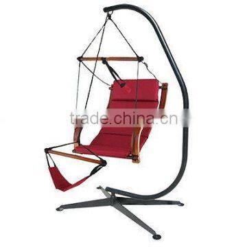 Hot sale Hammock Chairs C Shape Black Steel Hanging Chair Stand cheap