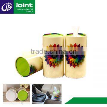 China Creative Paper Tissue Pocket Tissue Tissue Roll In Round Tissue Holder Boxes