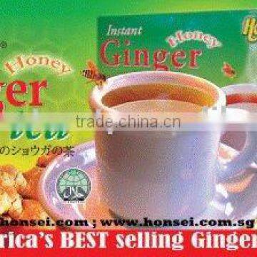 Honsei Instant Honey Gingerb tea