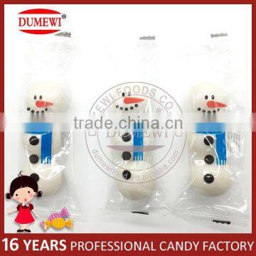 Snowman Bubble Gum Ball White Snowman Candy