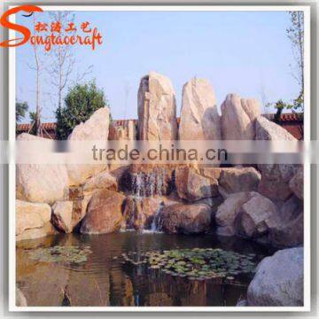 Factory design Stylize artificial large river slate rock stones white rocks landscaping